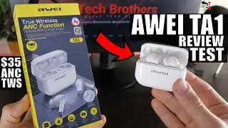 AWEI TA1 REVIEW: $35 ANC Earbuds With Great Microphone!