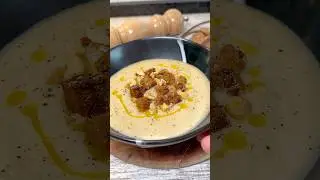 CREMA DE PUERRO Y COLIFLOR 🥣🤤 &iexcl;Tienes que probarla! #recetas #youtubeshorts