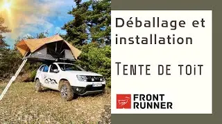 Déballage et installation de la tente de toit Front Runner sur un Duster 4x4