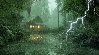 HEAVY RAIN AND THUNDER SOUNDS - DEEP SLEEP | Thunderstorm for Sleeping - Rain Sound Comfort #2