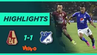 Tolima vs Millonarios (Goles y Highlights) Liga BetPlay Dimayor 2021-II | Cuadrangulares fecha 3