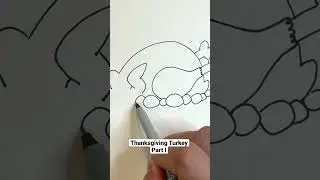 How to Draw a Thanksgiving Turkey 🦃| Cute Drawing Tutorials | Everybody Can Draw It