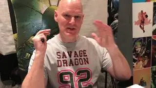 Erik Larsen Drawing Savage Dragon
