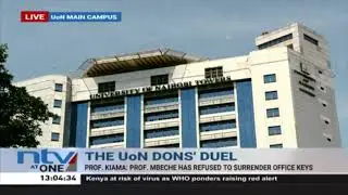 Prof. Stephen Kiama accuses Prof. Meche of refusing to hand over office keys