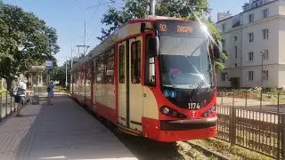 GAIT linia 92 kierunek Zajezdnia Duewag N8C-NF #1174