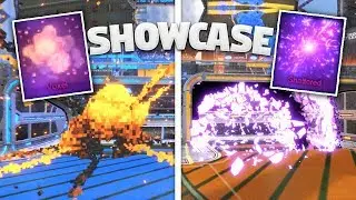 NEW 'VOXEL' and 'SHATTERED' GOAL EXPLOSIONS On Rocket League (Showcase)