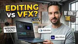 Kdenlive vs After Effects - Editing vs VFX Explained
