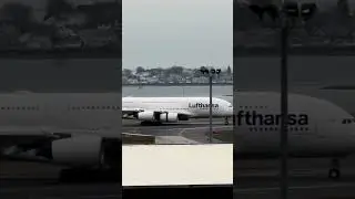 First Lufthansa A380 Landing at Logan Airport in 2025! ✈️ From Munich to Boston