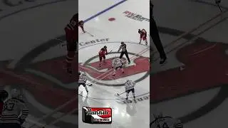 Nico Hischier NJ Devils vs Connor McDavid Faceoff #njdevils #edmontonoilers #shorts #shortvideo