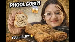 Ye Phool Gobi Hai Ya Spring Roll?! 🤯 Full Crispy Recipe #viral #viralvideo #trending #recipe #food