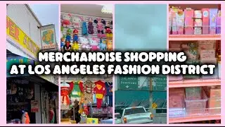 Downtown LA Fashion District Vlog | Where I Shop for My Small Business