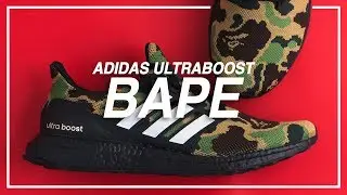 BAPE x Adidas Ultraboost Green Camo &mdash; распаковка и обзор