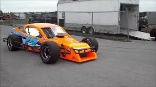 ROC Sportsman Modifieds 9/18 Evans Mills.Pit,practice and race clips.