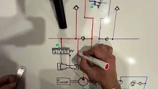 TYPICAL K3V HYDRAULIC EXCAVATOR CIRCUIT. &Uuml;