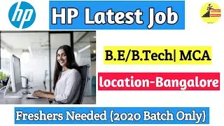 HP Off Campus Drive 2020| jobs in Chennai| HP Jobs 2020| HP latest job vacancy 2020| Chennai It jobs