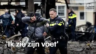 Zo zocht familie van vermiste Kamran in het puin