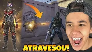 ATRAVESSA PAREDE? PEGUEI A SKIN MAIS ABSURDA DA SORTE ROYALE NO FREE FIRE!!