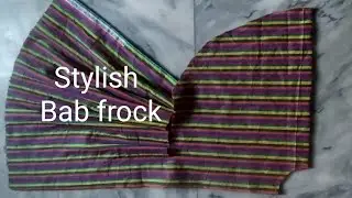New stylish baby frock cutting and stitching by Noureen' Creativity||Baby frock cutting & stitching