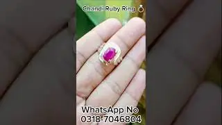 Handmade-Candi-Ring -Ruby-stone #shorts #viral #trending #news