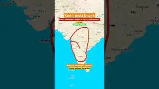 Empire That Built Kailashnath Temple Ellora #empire #History #Map #Rashtrakuta
