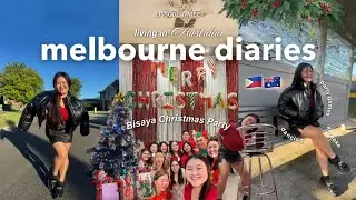 melbourne vlog 🎄 Christmas Party in Australia 🇦🇺 party games ideas, karaoke, and lots of dancing! 🪩