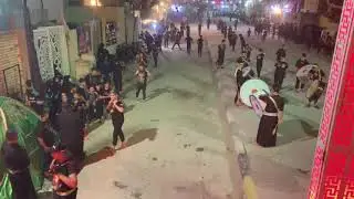 دخولية موكب الامام المنتظر (موكب الحاج طاهر) الى 5ميل -موكب انصار قمر بني هاشم