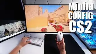 Minha configuração e skins para jogar CS2 com monitor 360hz