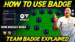 HOW TO USE BADGE IN FCMOBILE || TEAM BADGE EXPLAINED || TEAM BADGE GUIDE FCMOBILE | FCMOBILE26 BADGE