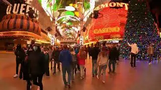 Las Vegas Fremont street experience time lapse walking tour