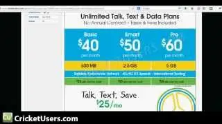 CricketUsers.com &mdash; новые тарифы Cricket Wireless &mdash; от AT&T