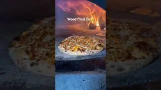 Wood fired Za😋 #pizza #food #foodie #tasty #shortvideo #short #shortsviral #shorts #foodvideo #yumm