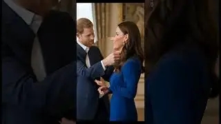 Prince Harry and Meghan Markle Suprise gift for Princess Cathrine #royalfamily #cathrine #harry