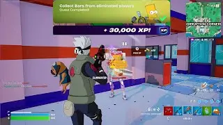 Как ЛЕГКО собирать слитки с выбитых игроков на локациях Fortnite Квест!