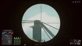BF4 700m Snipe With Mares Leg...