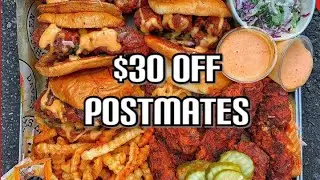 Free food ! $30 off POSTMATES | Feb 2021 | run deal 🏃🏻&zwj;♀️💨