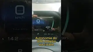 Autonomia real do BYD Dolphin. #experienciaeletrica #byddolphin #carroel&eacute;trico #autonomia #byd