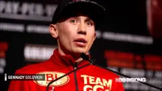 HBO Boxing News: Golovkin vs. Lemieux Final Press Conference
