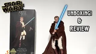 La &uacute;nica figura de Obi Wan Kenobi Padawan / Sideshow 1:6 Star wars 
