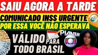 SAIU HOJE COMUNICADO DO INSS URGENTE PARA TODOS BENEFICIARIOS, &Eacute; OFICIAL 19.01