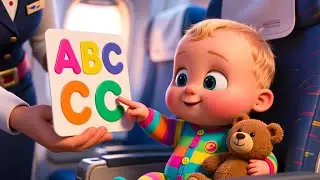 Airplane Ride Beside Baby | Nursery Rhyme Song for Kids