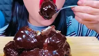 ASMR Delicious Chocolate Dessert Party, Eating Show 2x Speed Video, Big Bites @stellaasmrofficial 