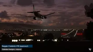MFS2020 Reggio Calabria, The most dangerous landing of italy UPDATE Microsoft Flight Simulator 2020