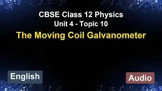 Unit 4 &ndash; The Moving Coil Galvanometer | CBSE 12th Physics (English) | The 5-Minute Teacher