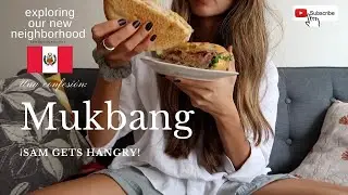 Vlog 11 - Exploring our new neighborhood in Barranco | Miraflores Peru | Mukbang | Sam is HANGRY