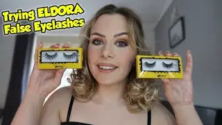 TRYING ELDORA FALSE EYELASHES!