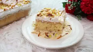 Super Soft Malai Cake Recipe By Chef Maria 😍 Malai Milk Cake | Easy Rasmalai Cake Dessert