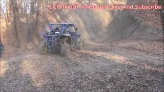 Polaris 1000 RZR Rollover crash carnage Krog Compound