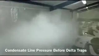 Delta Venturi Steam Trap at Dairy Before and After