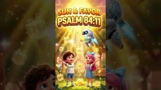 Memorize 🧠 Psalm 84:11 🎶 Catchy Bible Song for kids and adults #kidsworship #cartoon  #biblesongs
