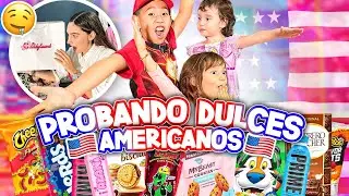 PROBANDO dulces AMERICANOS | Nos ENCHILAMOS | Los Molina